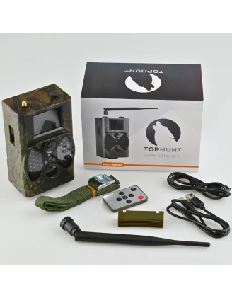 Fotopułapka GSM kamera leśna HC-300M 40 IR 940nm Czujnik Ruchu v3 16MPX